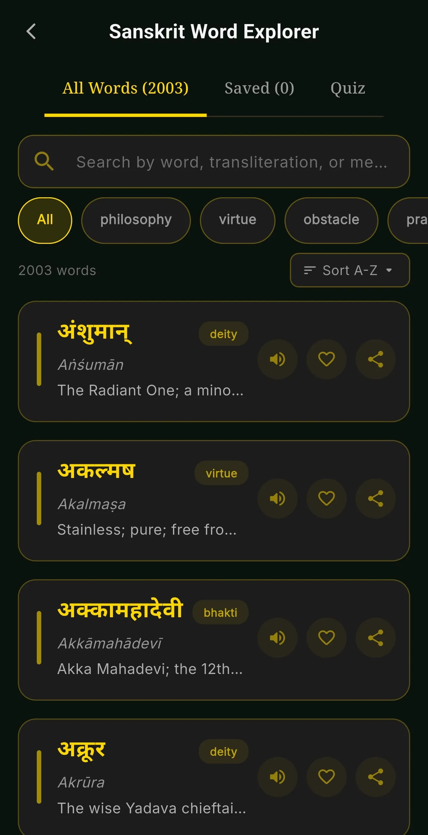 Sanskrit & Mantras