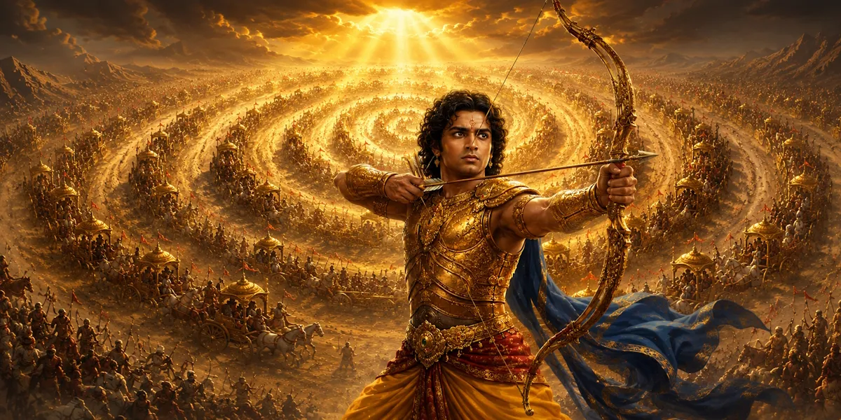 Abhimanyu and the Chakravyuha