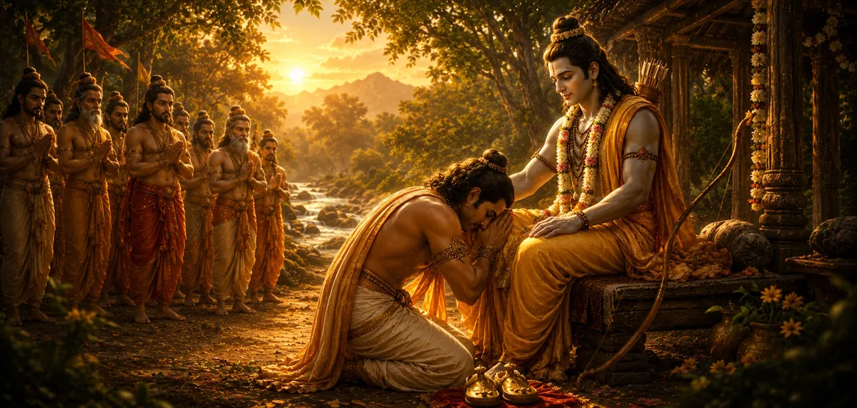 Bharata Meets Rama